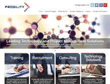 Tablet Screenshot of progility.com